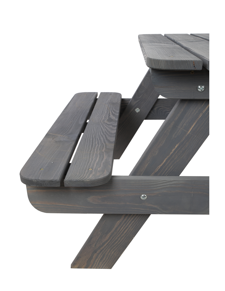 Art. Ogrodowe - Stół piknikowy z pojemnikiem i pokrywą SPD/110cm - Szary - product b2b.wamar.biz 3