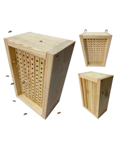 Domek dla murarki ogrodowej /26,5x17x11cm - Naturalny - product 2