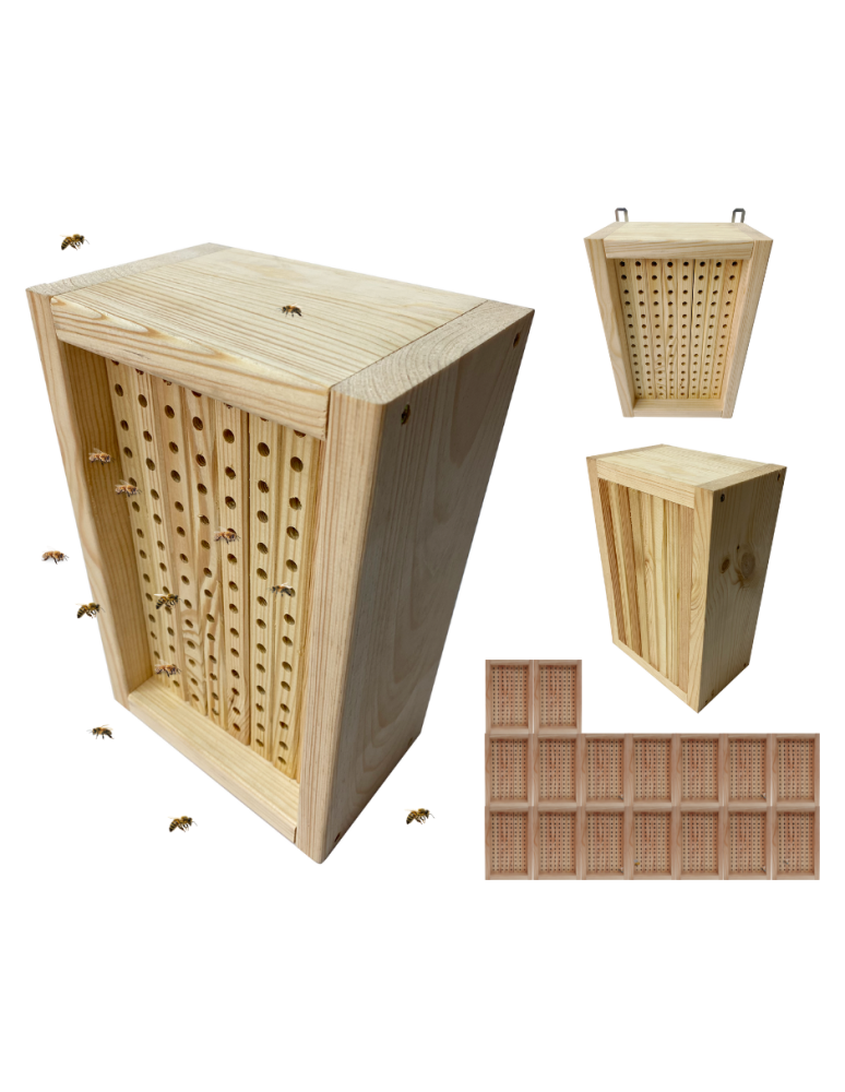 Art. Ogrodowe - Domek dla murarki ogrodowej /26,5x17x11cm - Naturalny - product b2b.wamar.biz 1