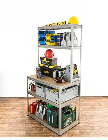 Stoły robocze - Metalowy Stół Warsztatowy SZZ szer. 90cm - Ocynkowany - product 5