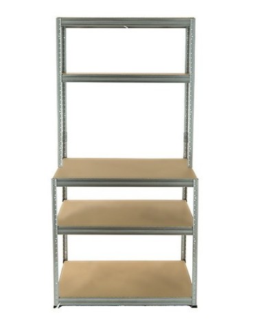 Metalowy Stół Warsztatowy SZZ szer. 100cm - Ocynkowany - product 2