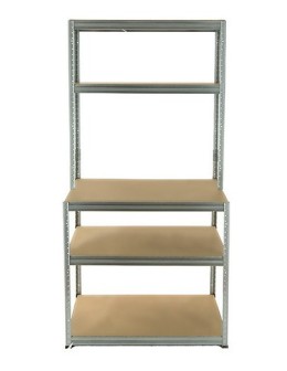 Metalowy Stół Warsztatowy SZZ szer. 110cm - Ocynkowany - product 2