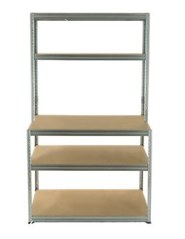 Metalowy Stół Warsztatowy SZZ szer. 150cm - Ocynkowany - product 2