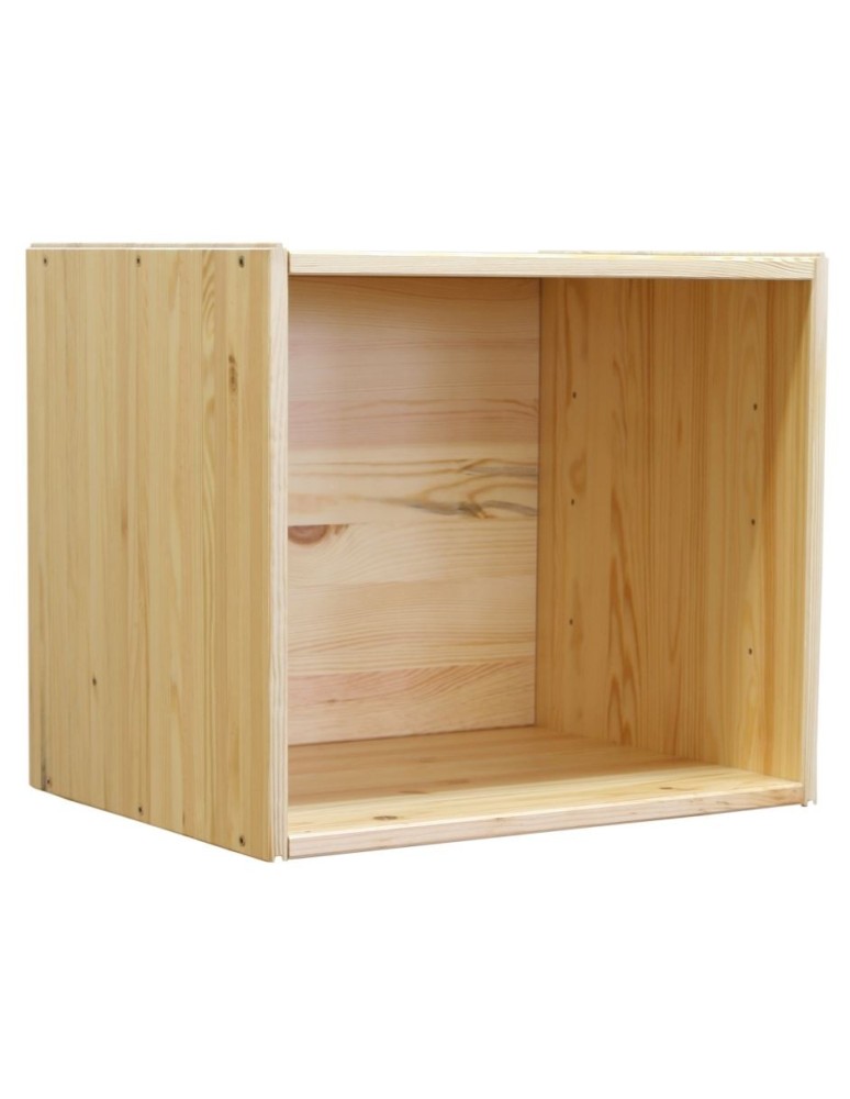 Regały - Drewniany regał modułowy /zamknięta półka RSKL – Naturalny - product b2b.wamar.biz 2