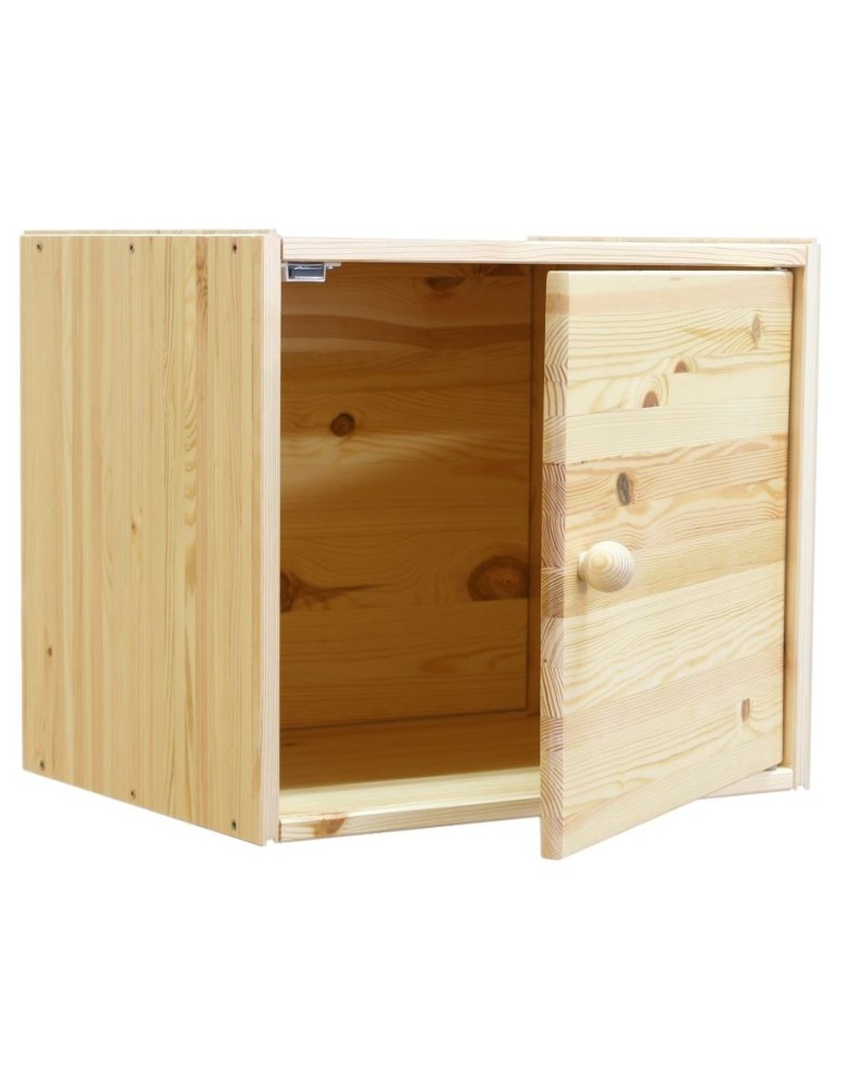 Regały - Drewniany regał modułowy /szafka RSKL – Naturalny - product b2b.wamar.biz 2