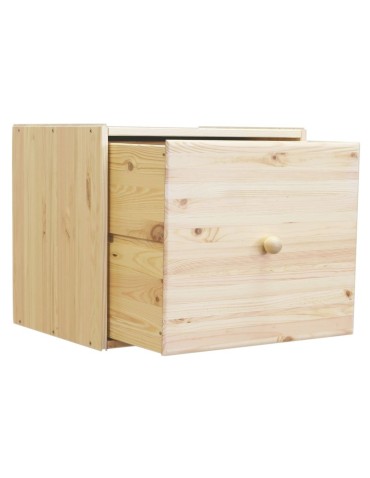 Drewniany regał modułowy /szuflada RSKL – Naturalny - product 2