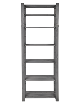 Regał na książki drewniany B30R 220x80x38 7 półek Szary - product 2