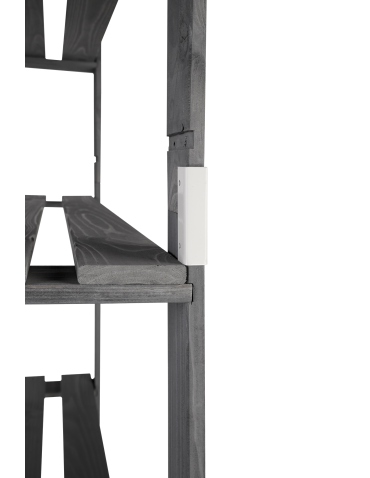 Regały - Regał na książki drewniany B30R 220x80x38 7 półek Szary - product 12