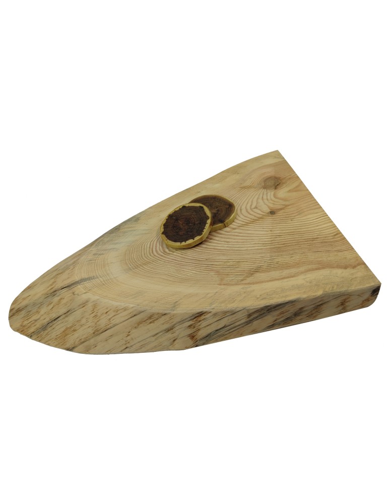 Plastry Drewna - Okorowany Plaster Sosny 50x30 cm/ gr. 5 cm/ Szlifowany Unikat 090101 - product b2b.wamar.biz 1