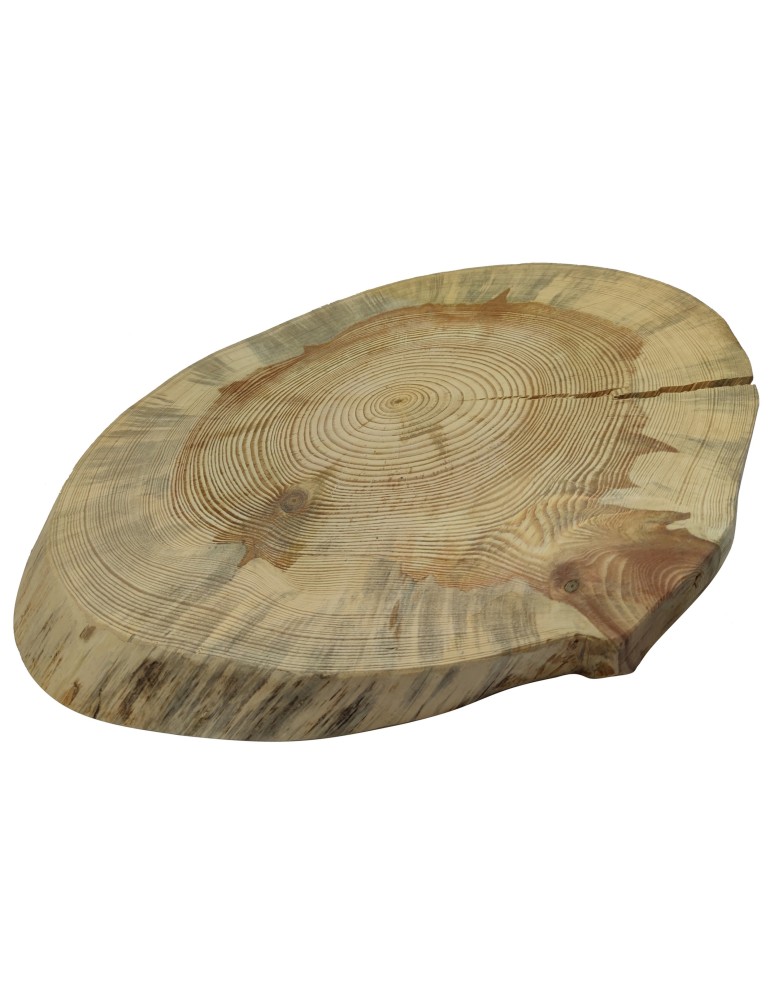 Plastry Drewna - Okorowany Plaster Sosny 56x37 cm/ gr. 5 cm/ Szlifowany Unikat 091720 - product b2b.wamar.biz 2