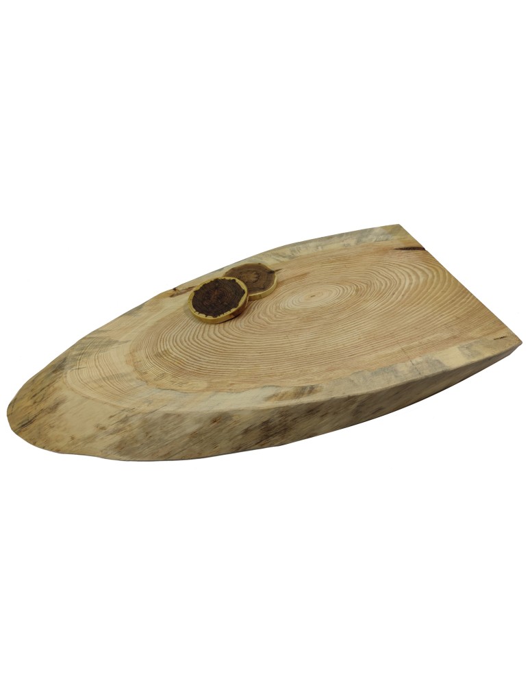 Plastry Drewna - Okorowany Plaster Sosny 62,5x31,5 cm/ gr. 5 cm/ Szlifowany Unikat 092452 - product b2b.wamar.biz 1