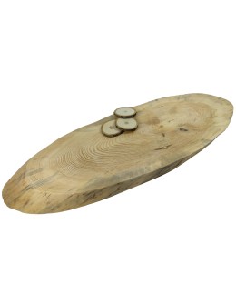 Okorowany Plaster Sosny 30-35x85-90 cm/ gr. 4,5 cm/ Szlifowany Unikat 093954