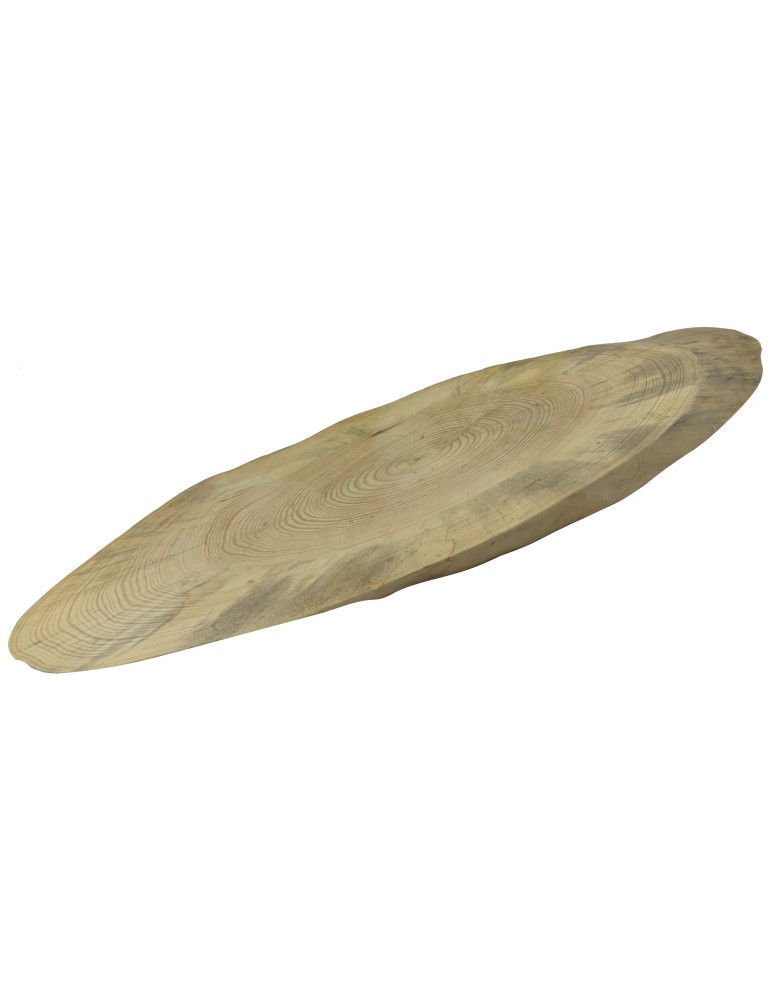 Plastry Drewna - Okorowany Plaster Sosny 99x28 cm/ gr.4,5 cm/ Szlifowany Unikat 140146 - product b2b.wamar.biz 4