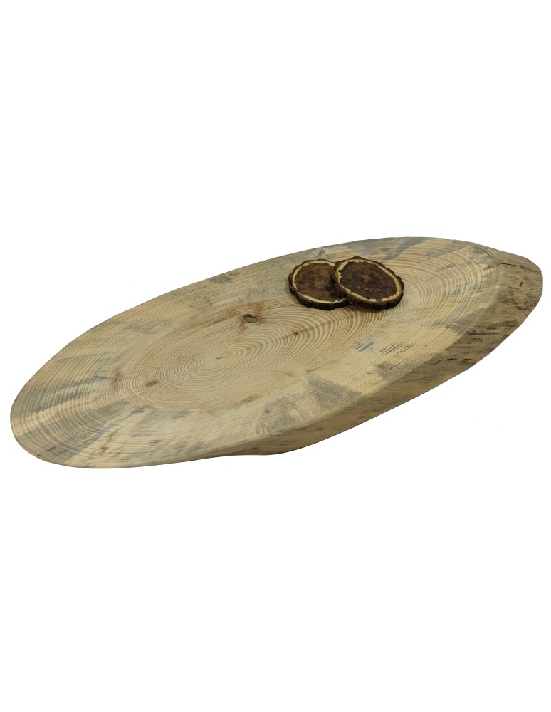 Plastry Drewna - Okorowany Plaster Sosny 80x28 cm/ gr.4,5 cm/ Szlifowany Unikat 141810 - product b2b.wamar.biz 1