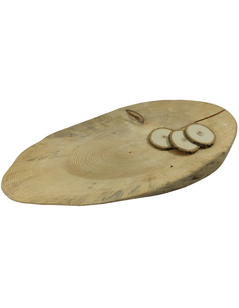 Plastry Drewna - Okorowany Plaster Sosny 70x33 cm/ gr.4 cm/ Szlifowany Unikat 142302 - product b2b.wamar.biz 1