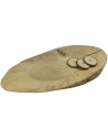 Okorowany Plaster Sosny 70x33 cm/ gr.4 cm/ Szlifowany Unikat 142302