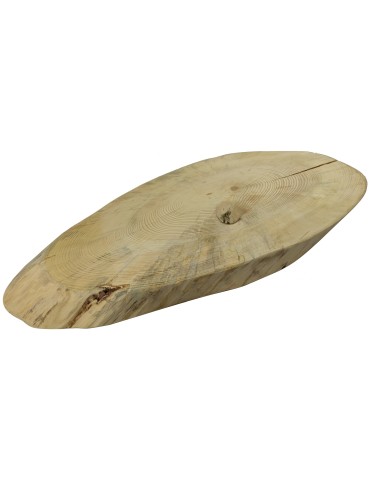 Plastry Drewna - Okorowany Plaster Sosny 70x33 cm/ gr.4 cm/ Szlifowany Unikat 142302 - produkt 3