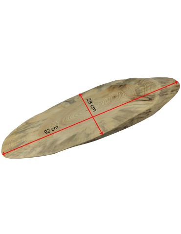 Plastry Drewna - Okorowany Plaster Sosny 92x28 cm/ gr.4,5 cm/ Szlifowany Unikat 143640 - product 4