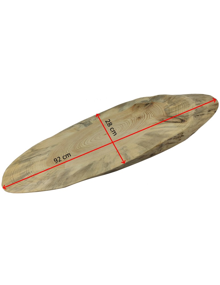 Plastry Drewna - Okorowany Plaster Sosny 92x28 cm/ gr.4,5 cm/ Szlifowany Unikat 143640 - product b2b.wamar.biz 4