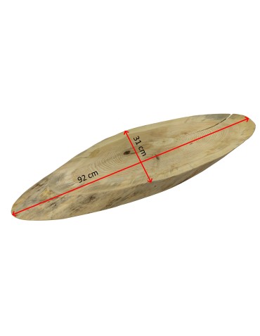 Plastry Drewna - Okorowany Plaster Sosny 92x31 cm/ gr.4,5 cm/ Szlifowany Unikat 145004 - product 4