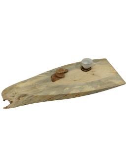 Okorowany Plaster Sosny 112x40 cm/ gr.5,5 cm/ Szlifowany Unikat 150822