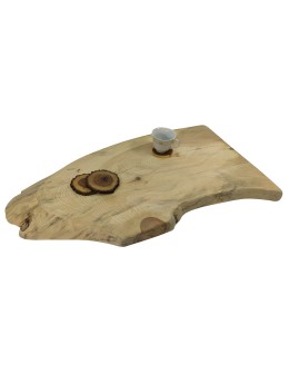 Okorowany Plaster Sosny 89x40 cm/ gr.5,5 cm/ Szlifowany Unikat 153823