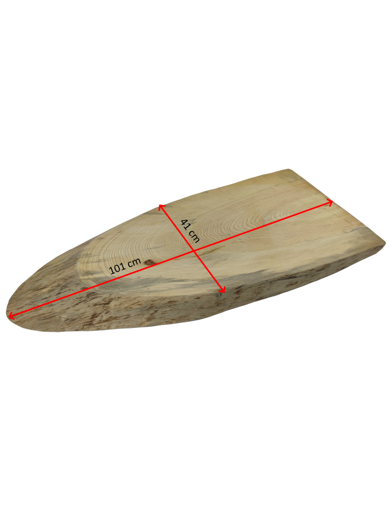 Plastry Drewna - Okorowany Plaster Sosny 101x41 cm/ gr.5,5 cm/ Szlifowany Unikat 154242 - product b2b.wamar.biz 3