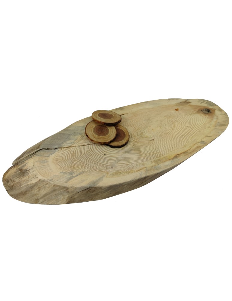 Plastry Drewna - Okorowany Plaster Sosny 85x31 cm/ gr.4,5 cm/ Szlifowany Unikat 160303 - product b2b.wamar.biz 1