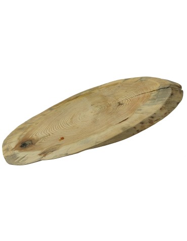 Plastry Drewna - Okorowany Plaster Sosny 85x31 cm/ gr.4,5 cm/ Szlifowany Unikat 160303 - produkt 3