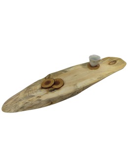 Okorowany Plaster Sosny 106x28 cm/ gr.5 cm/ Szlifowany Unikat 160311