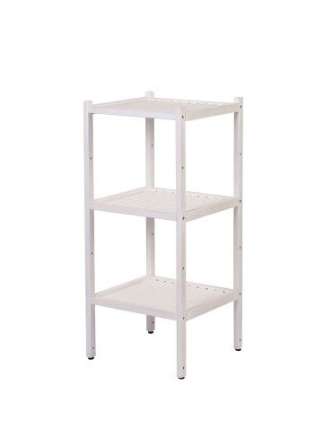 Bukowy regał łazienkowy RLB /Tarni/ 3 półki - Biały - product 2