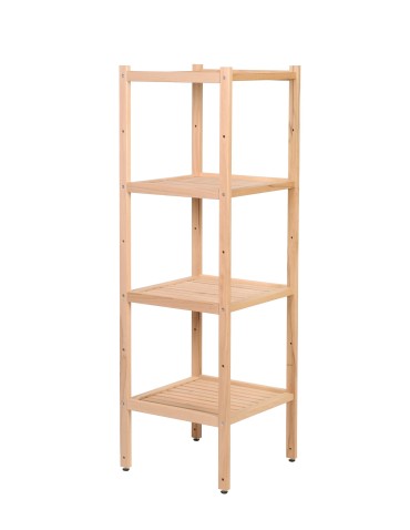 Bukowy regał łazienkowy RLB /Tarni/ 4 półki - Naturalny - product 2