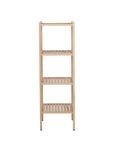 Regały - Bukowy regał łazienkowy RLB /Tarni/ 4 półki - Naturalny - product 3