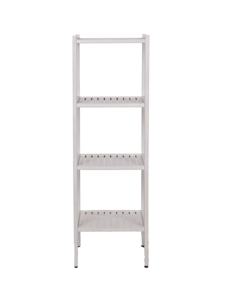 Regały - Bukowy regał łazienkowy RLB /Tarni/ 4 półki - Biały - product b2b.wamar.biz 4