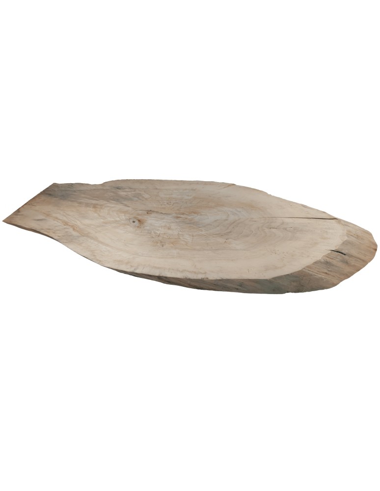 Plastry Drewna - Okorowany Plaster Topoli 142x57 cm/ gr. 4 cm/ Szlifowany Unikat 132944 - product b2b.wamar.biz 1