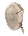 Okorowany Plaster Topoli 100x95 cm/ gr. 9 cm/ Szlifowany Unikat 142700