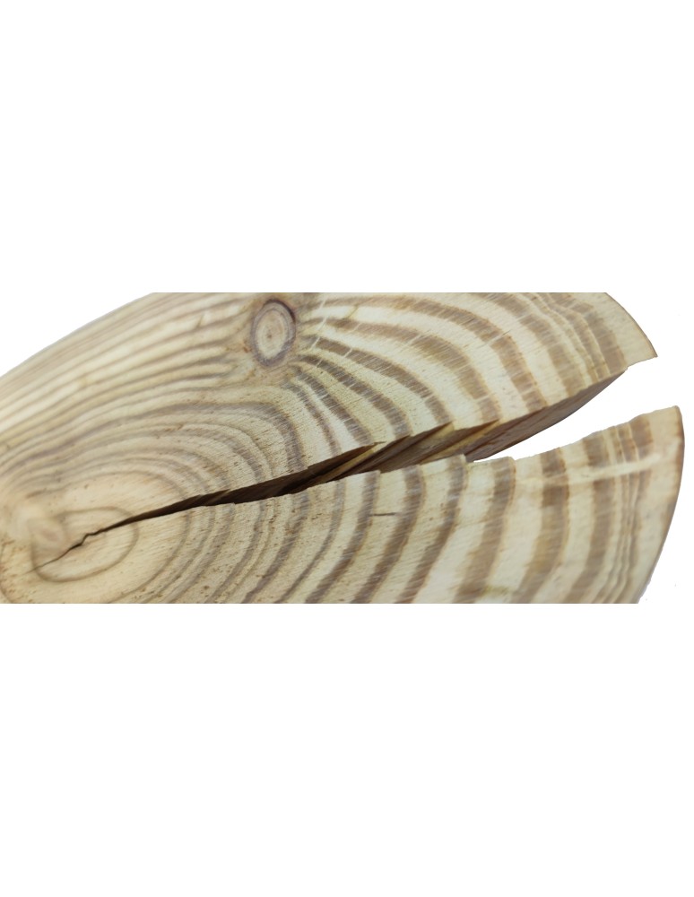 Plastry Drewna - Okorowany Plaster Modrzewia 30-35 cm/ gr. 2 cm/ Szlifowany - product b2b.wamar.biz 2