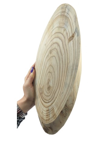 Okorowany Plaster Modrzewia 35-40 cm/ gr. 2 cm/ Szlifowany