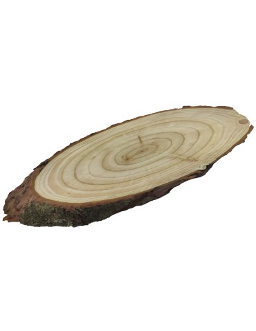 Plaster Modrzewia 35-40 cm/ gr. 2 cm/ Szlifowany z Korą - produkt 2