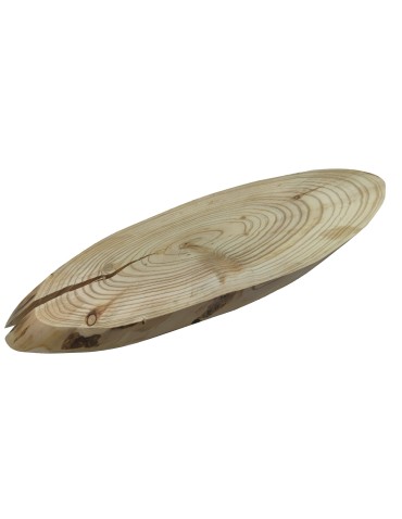 Plastry Drewna - Okorowany Plaster Modrzewia 45-50 cm/ gr. 2 cm/ Szlifowany - product 7