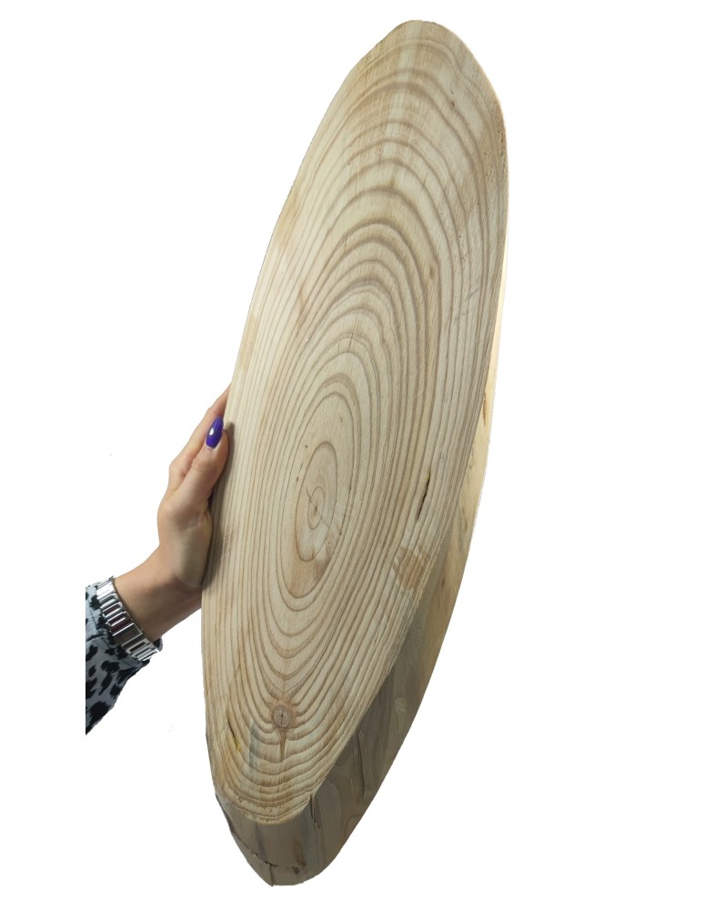 Plastry Drewna - Okorowany Plaster Modrzewia 50-55 cm/ gr. 2 cm/ Szlifowany - product b2b.wamar.biz 1