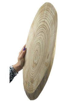 Okorowany Plaster Modrzewia 50-55 cm/ gr. 2 cm/ Szlifowany