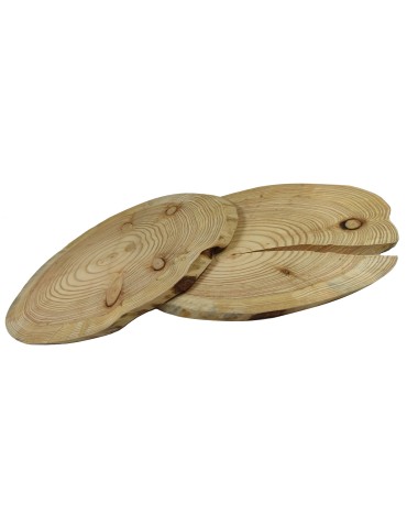 Okorowany Plaster Modrzewia 30-35 cm/ gr. 1,5 cm/ Szlifowany - product 2