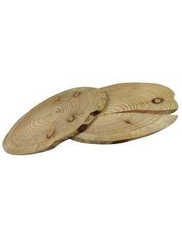 Okorowany Plaster Modrzewia 30-35 cm/ gr. 1,5 cm/ Szlifowany - product 2