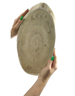 Okorowany Plaster Akacji 30-35 cm/ gr. 2,5 cm/ Szlifowany