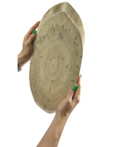 Okorowany Plaster Akacji 40-45 cm/ gr. 2,5 cm/ Szlifowany