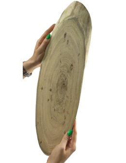 Okorowany Plaster Akacji 45-50 cm/ gr. 2,5 cm/ Szlifowany