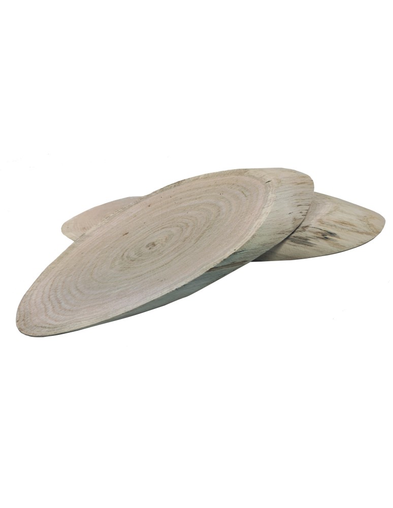 Plastry Drewna - Okorowany Plaster Dębu 25-30 cm/ gr. 2 cm/ Szlifowany - product b2b.wamar.biz 2