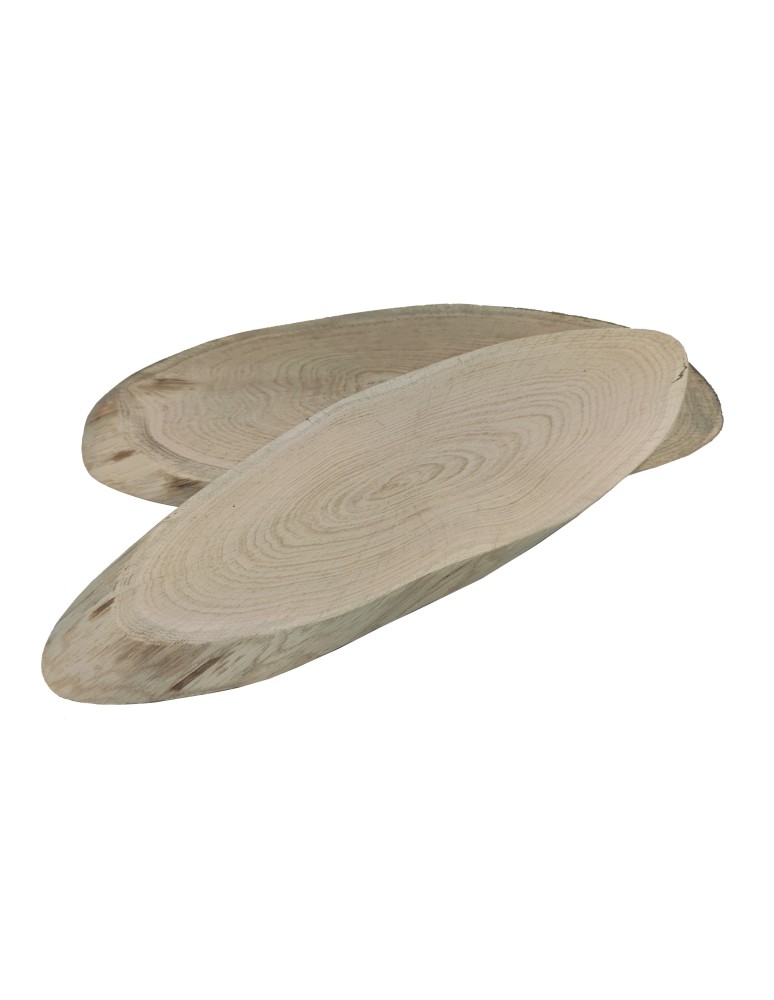 Plastry Drewna - Okorowany Plaster Dębu 40-45 cm/ gr. 2 cm/ Szlifowany - product b2b.wamar.biz 2