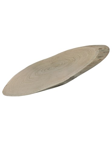 Plastry Drewna - Okorowany Plaster Dębu 40-45 cm/ gr. 2 cm/ Szlifowany - product 4